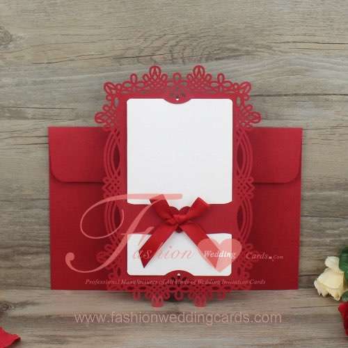 Personalised Laser Cut Wedding Invitations DIY